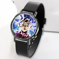 Onyourcases Goku Ultra Instinct Mastered Custom Watch Top Awesome Unisex Black Classic Plastic Quartz Watch for Men Women Premium with Gift Box Watches