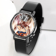 Onyourcases Goku Ultra Instinct Mastered Dragon Ball Super Custom Watch Top Awesome Unisex Black Classic Plastic Quartz Watch for Men Women Premium with Gift Box Watches