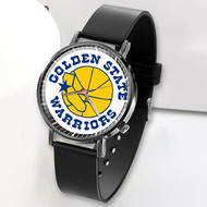 Onyourcases Golden State Warriors NBA Art Custom Watch Top Awesome Unisex Black Classic Plastic Quartz Watch for Men Women Premium with Gift Box Watches
