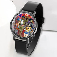 Onyourcases Gorillaz Art Custom Watch Top Awesome Unisex Black Classic Plastic Quartz Watch for Men Women Premium with Gift Box Watches