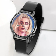 Onyourcases Katy Perry Custom Watch Top Awesome Unisex Black Classic Plastic Quartz Watch for Men Women Premium with Gift Box Watches