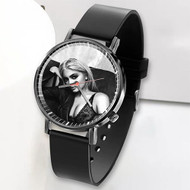 Onyourcases Kylie Jenner Custom Watch Top Awesome Unisex Black Classic Plastic Quartz Watch for Men Women Premium with Gift Box Watches