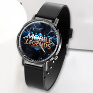 Onyourcases Mobile Legends Custom Watch Top Awesome Unisex Black Classic Plastic Quartz Watch for Men Women Premium with Gift Box Watches