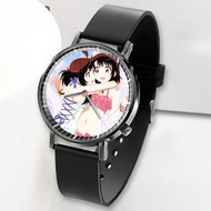 Onyourcases Nisekoi Custom Watch Top Awesome Unisex Black Classic Plastic Quartz Watch for Men Women Premium with Gift Box Watches