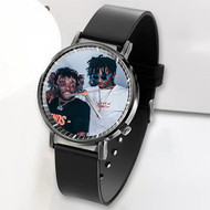 Onyourcases Playboi Carti Lil Uzi Vert Custom Watch Top Awesome Unisex Black Classic Plastic Quartz Watch for Men Women Premium with Gift Box Watches