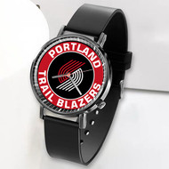 Onyourcases Portland Trail Blazers NBA Custom Watch Top Awesome Unisex Black Classic Plastic Quartz Watch for Men Women Premium with Gift Box Watches