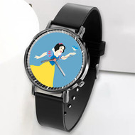 Onyourcases Princess Snow White Disney Custom Watch Top Awesome Unisex Black Classic Plastic Quartz Watch for Men Women Premium with Gift Box Watches