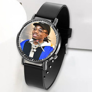 Onyourcases Quavo Custom Watch Top Awesome Unisex Black Classic Plastic Quartz Watch for Men Women Premium with Gift Box Watches