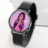 Onyourcases rose blackpink Custom Watch Top Awesome Unisex Black Classic Plastic Quartz Watch for Men Women Premium with Gift Box Watches