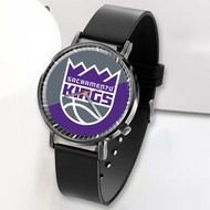 Onyourcases Sacramento Kings NBA Custom Watch Top Awesome Unisex Black Classic Plastic Quartz Watch for Men Women Premium with Gift Box Watches