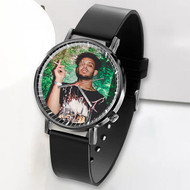 Onyourcases Smokepurpp Art Custom Watch Top Awesome Unisex Black Classic Plastic Quartz Watch for Men Women Premium with Gift Box Watches