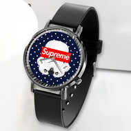 Onyourcases Stormtroopers Supreme Custom Watch Top Awesome Unisex Black Classic Plastic Quartz Watch for Men Women Premium with Gift Box Watches