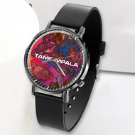Onyourcases Tame Impala Custom Watch Top Awesome Unisex Black Classic Plastic Quartz Watch for Men Women Premium with Gift Box Watches