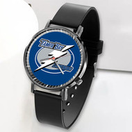 Onyourcases Tampa Bay Lightning NHL Art Custom Watch Top Awesome Unisex Black Classic Plastic Quartz Watch for Men Women Premium with Gift Box Watches