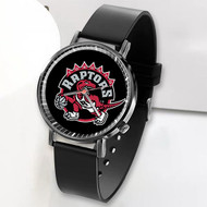 Onyourcases Toronto Raptors NBA Art Custom Watch Top Awesome Unisex Black Classic Plastic Quartz Watch for Men Women Premium with Gift Box Watches