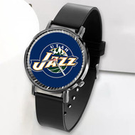 Onyourcases Utah Jazz NBA Custom Watch Top Awesome Unisex Black Classic Plastic Quartz Watch for Men Women Premium with Gift Box Watches