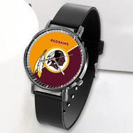 Onyourcases Washington Redskins NFL Custom Watch Top Awesome Unisex Black Classic Plastic Quartz Watch for Men Women Premium with Gift Box Watches