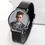 Onyourcases Zach Herron Why Don t We Art Custom Watch Top Awesome Unisex Black Classic Plastic Quartz Watch for Men Women Premium with Gift Box Watches