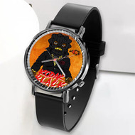 Onyourcases Black Cats Kodak Black Custom Watch Awesome Top Unisex Black Classic Plastic Quartz Watch for Men Women Premium with Gift Box Watches