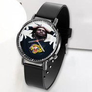 Onyourcases Chief Keef Rapper Custom Watch Awesome Top Unisex Black Classic Plastic Quartz Watch for Men Women Premium with Gift Box Watches