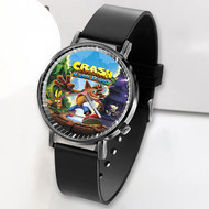 Onyourcases Crash Bandicoot Custom Watch Awesome Top Unisex Black Classic Plastic Quartz Watch for Men Women Premium with Gift Box Watches