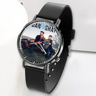 Onyourcases Dan Shay Custom Watch Awesome Top Unisex Black Classic Plastic Quartz Watch for Men Women Premium with Gift Box Watches