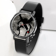 Onyourcases Death Note Shinigami Ryuk Moon Custom Watch Awesome Top Unisex Black Classic Plastic Quartz Watch for Men Women Premium with Gift Box Watches