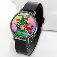 Onyourcases Eddsworld Character Custom Watch Awesome Top Unisex Black Classic Plastic Quartz Watch for Men Women Premium with Gift Box Watches