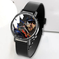 Onyourcases Expressions of Bumgarner Custom Watch Awesome Top Unisex Black Classic Plastic Quartz Watch for Men Women Premium with Gift Box Watches