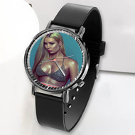 Onyourcases Iggy Azalea Custom Watch Awesome Top Unisex Black Classic Plastic Quartz Watch for Men Women Premium with Gift Box Watches