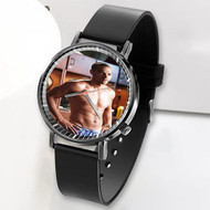 Onyourcases Jackson Avery Greys Anatomy Custom Watch Awesome Top Unisex Black Classic Plastic Quartz Watch for Men Women Premium with Gift Box Watches