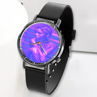 Onyourcases Jhene Aiko Custom Watch Awesome Top Unisex Black Classic Plastic Quartz Watch for Men Women Premium with Gift Box Watches