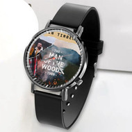Onyourcases Justin Timberlake The Man Of The Woods Tour Custom Watch Awesome Top Unisex Black Classic Plastic Quartz Watch for Men Women Premium with Gift Box Watches