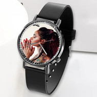 Onyourcases Kehlani Tsunami Custom Watch Awesome Top Unisex Black Classic Plastic Quartz Watch for Men Women Premium with Gift Box Watches