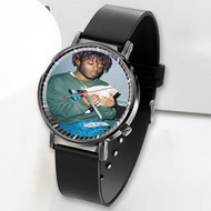 Onyourcases Lil Uzi Vert Custom Watch Awesome Top Unisex Black Classic Plastic Quartz Watch for Men Women Premium with Gift Box Watches