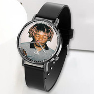 Onyourcases Lil Uzi Vert Rapper Custom Watch Awesome Top Unisex Black Classic Plastic Quartz Watch for Men Women Premium with Gift Box Watches