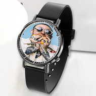 Onyourcases Mac Miller Custom Watch Awesome Top Unisex Black Classic Plastic Quartz Watch for Men Women Premium with Gift Box Watches