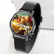 Onyourcases Max Payne 3 Custom Watch Awesome Top Unisex Black Classic Plastic Quartz Watch for Men Women Premium with Gift Box Watches