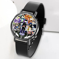 Onyourcases Mob Psycho 100 Custom Watch Awesome Top Unisex Black Classic Plastic Quartz Watch for Men Women Premium with Gift Box Watches