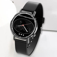 Onyourcases PARTYNEXTDOOR Custom Watch Awesome Top Unisex Black Classic Plastic Quartz Watch for Men Women Premium with Gift Box Watches