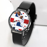 Onyourcases Paul George Los Angeles Clippers NBA Custom Watch Awesome Top Unisex Black Classic Plastic Quartz Watch for Men Women Premium with Gift Box Watches