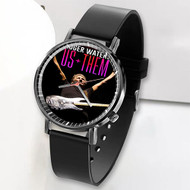Onyourcases Roger Waters Us Them Custom Watch Awesome Top Unisex Black Classic Plastic Quartz Watch for Men Women Premium with Gift Box Watches