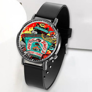 Onyourcases Run The Jewels Panther Like A Panther Custom Watch Awesome Top Unisex Black Classic Plastic Quartz Watch for Men Women Premium with Gift Box Watches