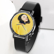 Onyourcases Sigrid Yellow Custom Watch Awesome Top Unisex Black Classic Plastic Quartz Watch for Men Women Premium with Gift Box Watches