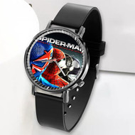 Onyourcases Spider Man Shattered Dimensions Custom Watch Awesome Top Unisex Black Classic Plastic Quartz Watch for Men Women Premium with Gift Box Watches