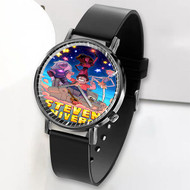 Onyourcases Steven Universe Custom Watch Awesome Top Unisex Black Classic Plastic Quartz Watch for Men Women Premium with Gift Box Watches