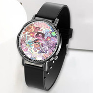 Onyourcases Steven Universe All Friends Custom Watch Awesome Top Unisex Black Classic Plastic Quartz Watch for Men Women Premium with Gift Box Watches