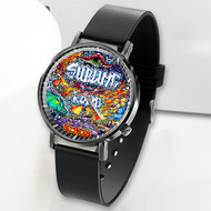 Onyourcases Sublime With Rome Custom Watch Awesome Top Unisex Black Classic Plastic Quartz Watch for Men Women Premium with Gift Box Watches