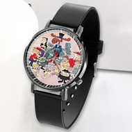Onyourcases The Rocky and Bullwinkle Show Custom Watch Awesome Top Unisex Black Classic Plastic Quartz Watch for Men Women Premium with Gift Box Watches