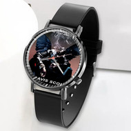 Onyourcases Travis Scott Birds in the Trap Sing Mc Knight Music Custom Watch Awesome Top Unisex Black Classic Plastic Quartz Watch for Men Women Premium with Gift Box Watches